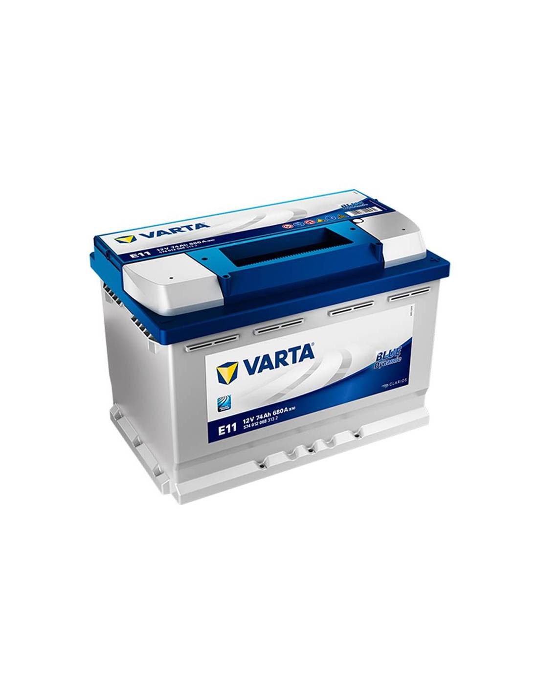 E11 BATERIA VARTA BLUE 74AH 680EN +D: 100,65 € - RECAMBIOS NN
